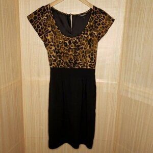 Express Leopard Print Sheath Dress 2